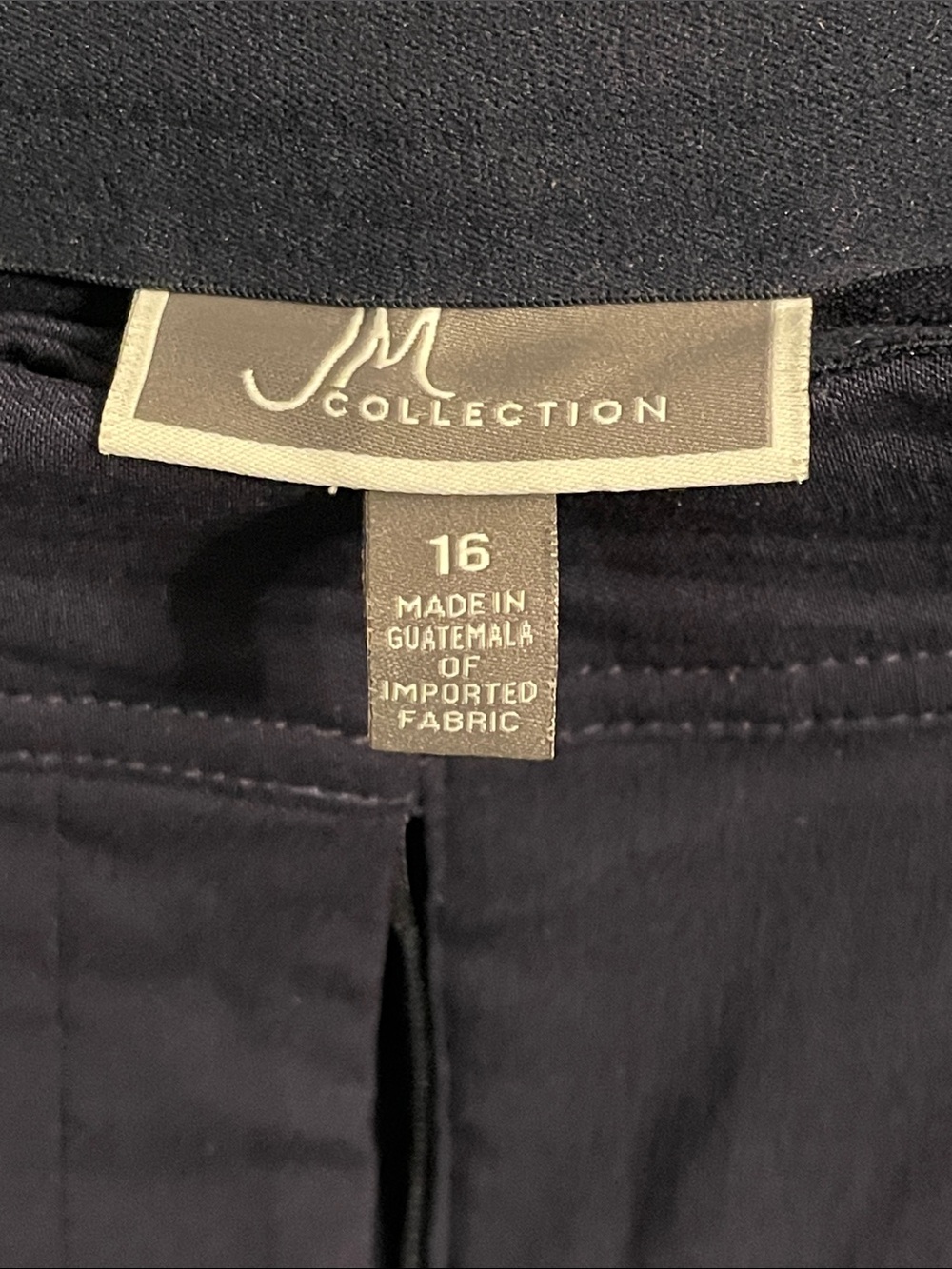 JM Collection Navy Blue Pants
